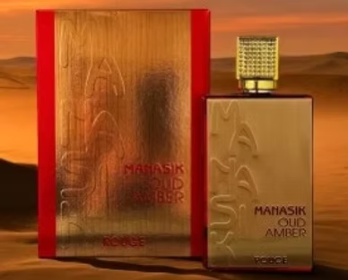 Eau de parfum Manasik oud Amber rouge