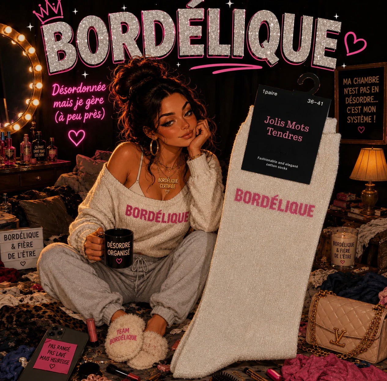 Chaussette bordélique 36/41