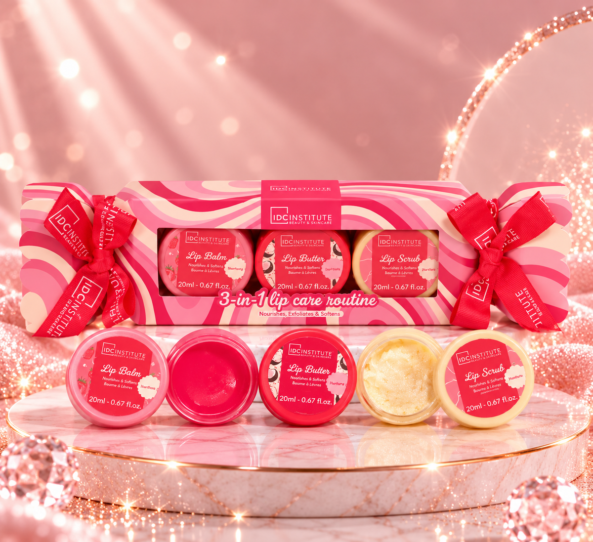 🍓🥥 Coffret Soin des Lèvres 3-en-1