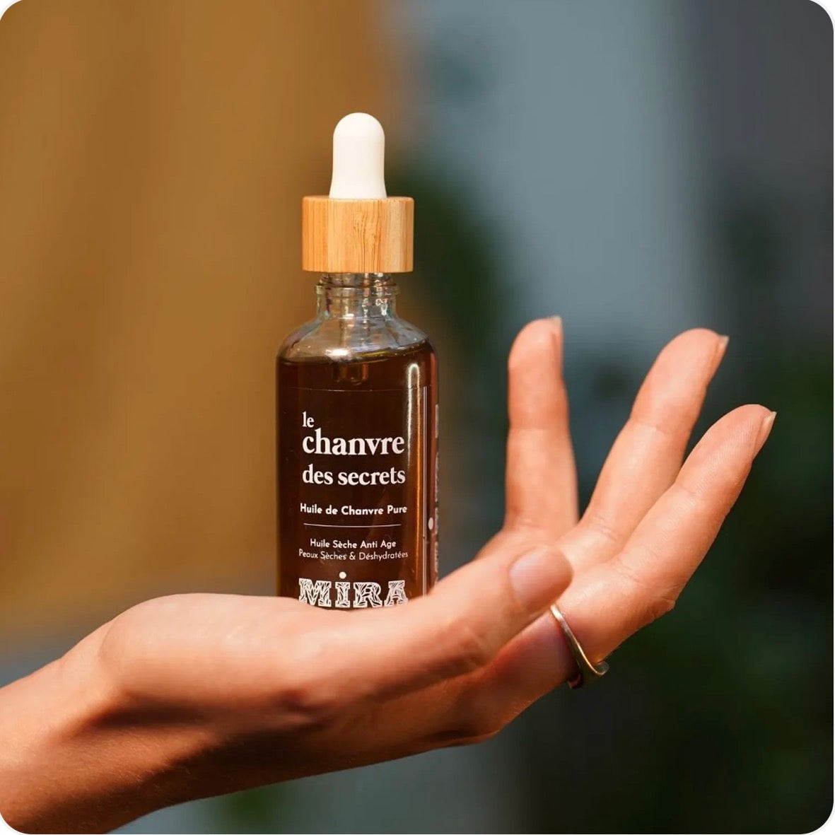 Huile sèche de Chanvre pure - Visage, cheveux - Adoucissante, anti-âge