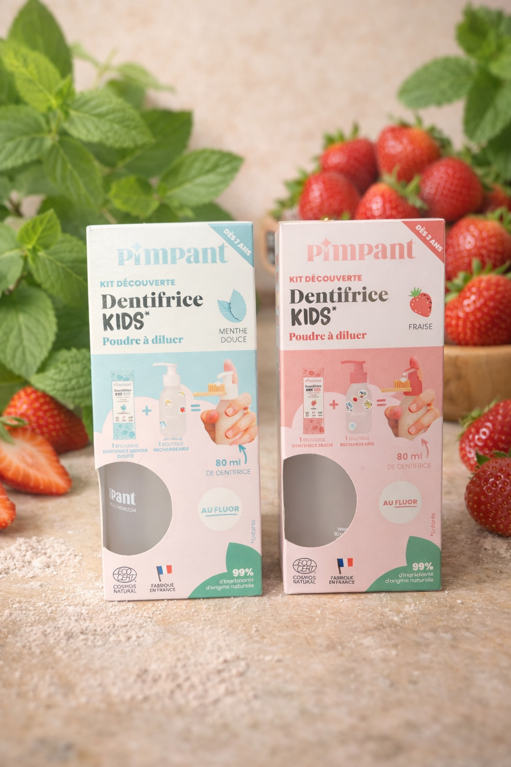 🍓🌿 Pimpant Kids – Dentifrice naturel à diluer