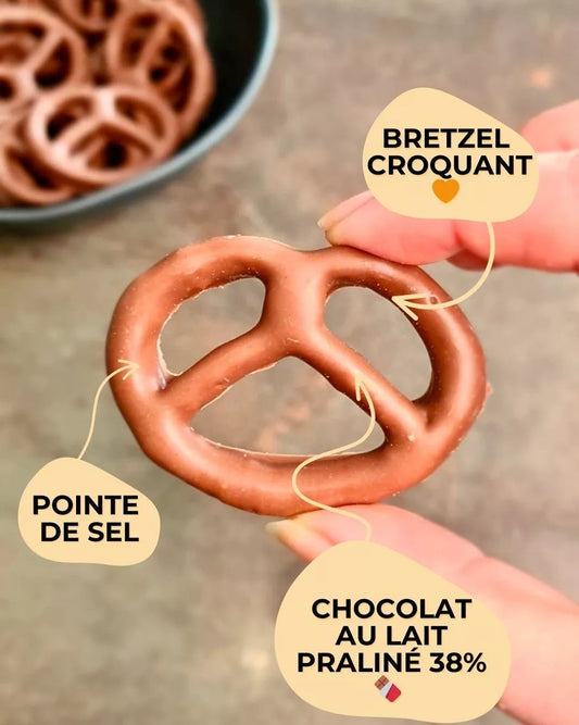 Bretzel chocolat praliné - 100g