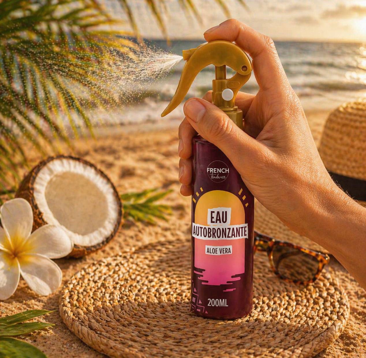 Eau autobronzante Aloe Verra 150 ml