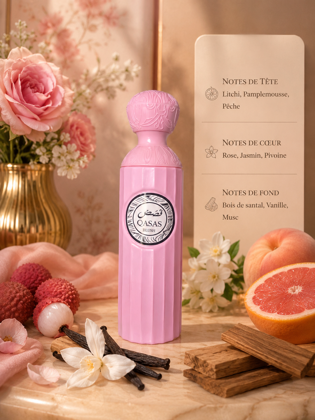 Eau de parfum QASAS BLUSH