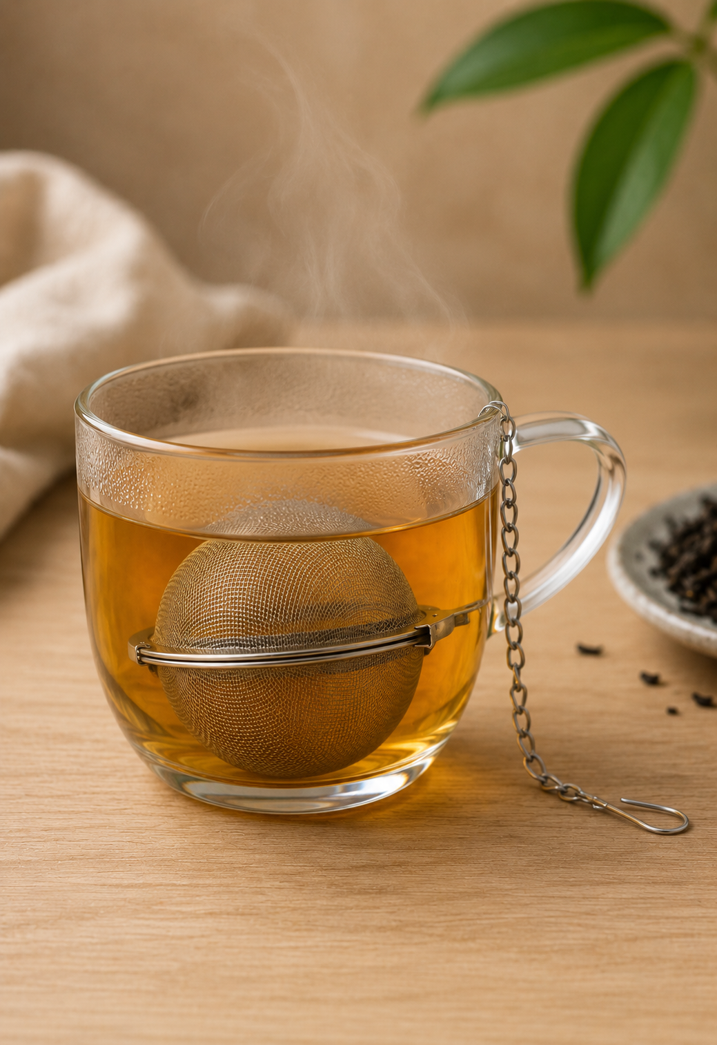 Infuseur à thé boule en acier inoxydable