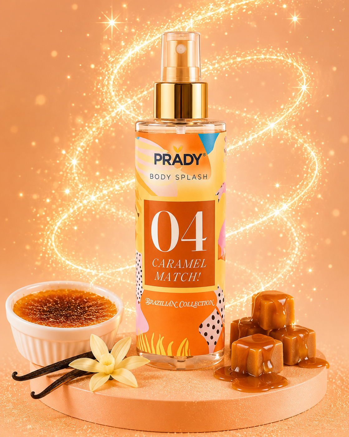 Brume parfumée corps et cheveux Caramel Match!