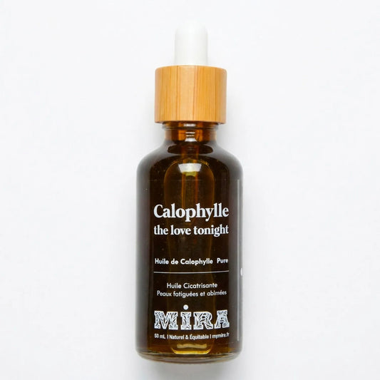 Huile de Calophylle pure - Visage, corps - Booste la circulation sanguine, régénérante, peaux sensibles et abîmées