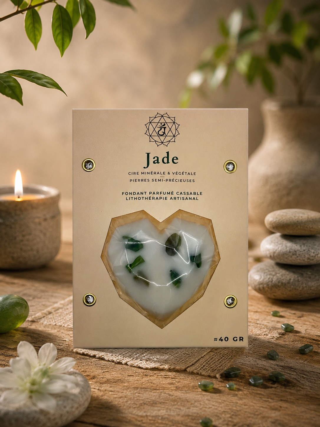 Fondant lithotherapie jade