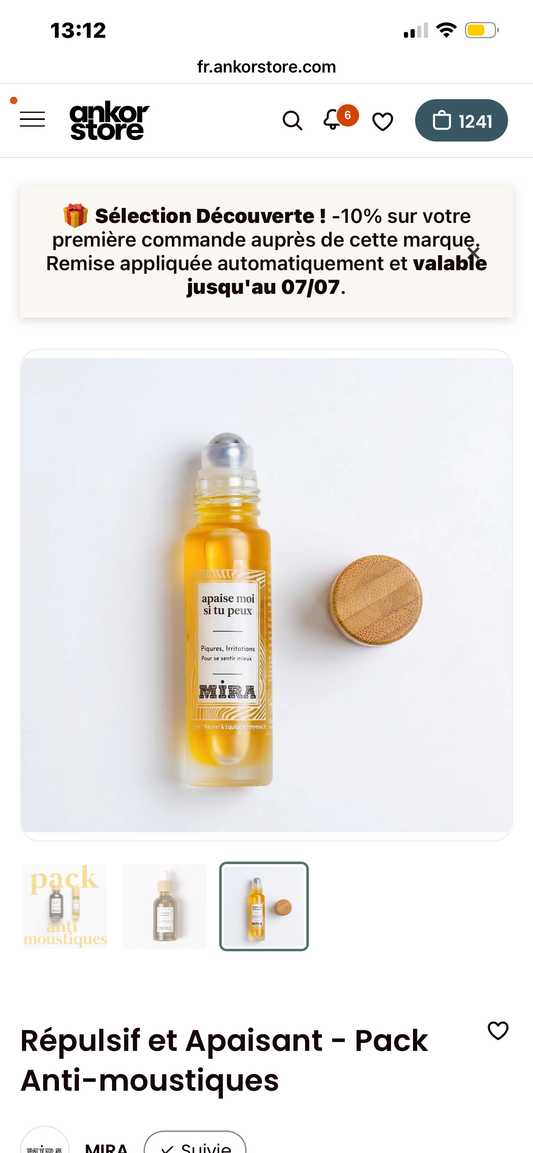 Répulsif et Apaisant - Pack Anti-moustiques