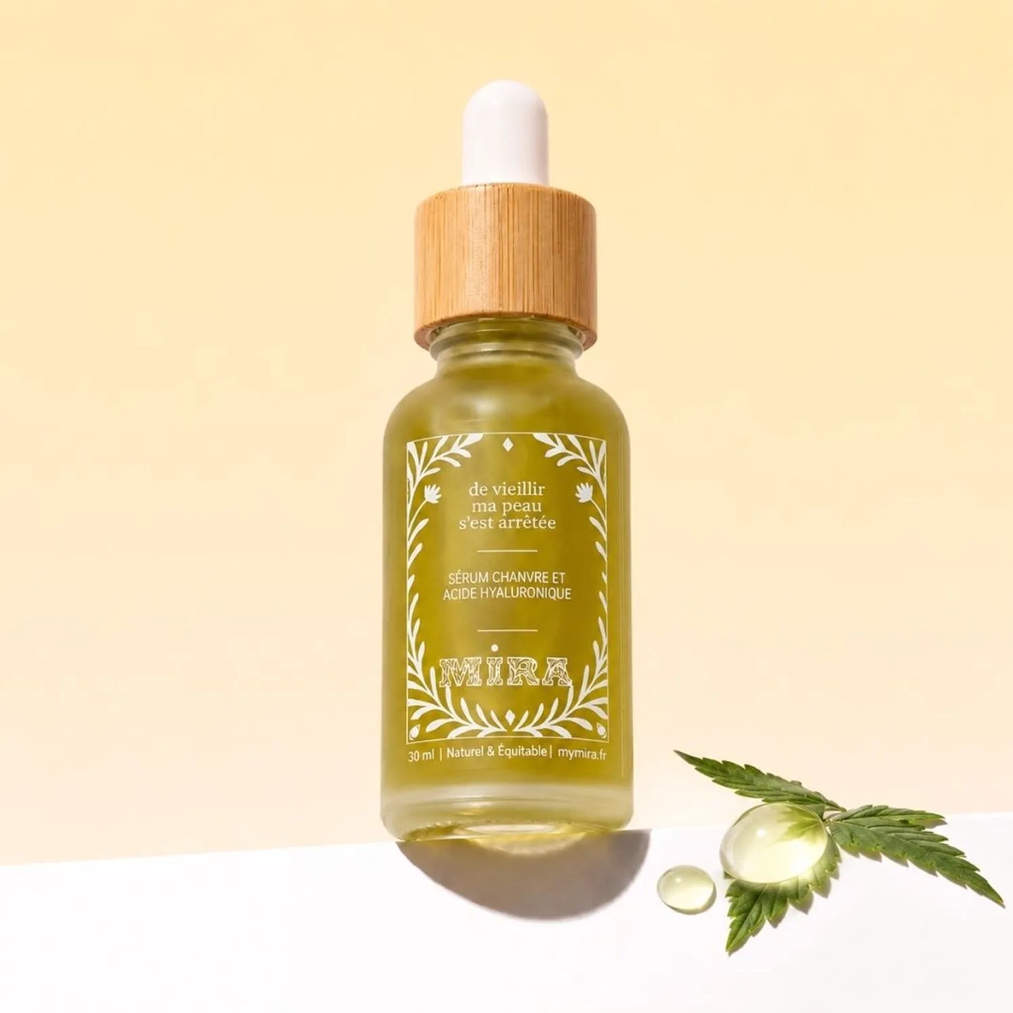Sérum anti-âge - Chanvre et acide hyaluronique