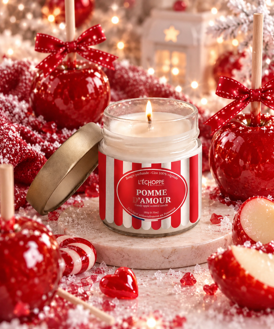 đ Bougie parfumĂ©e â Pomme dâAmour đ
