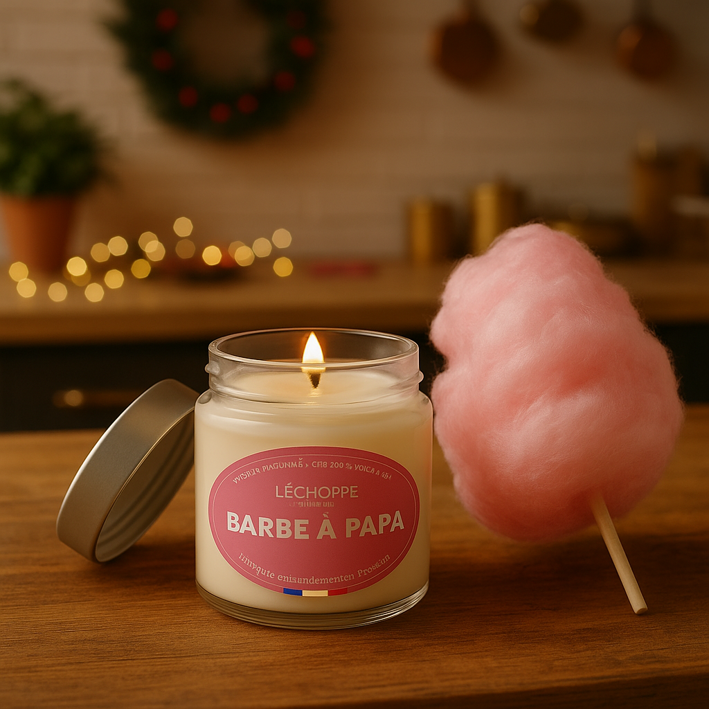 Bougie parfumée Barbe à Papa