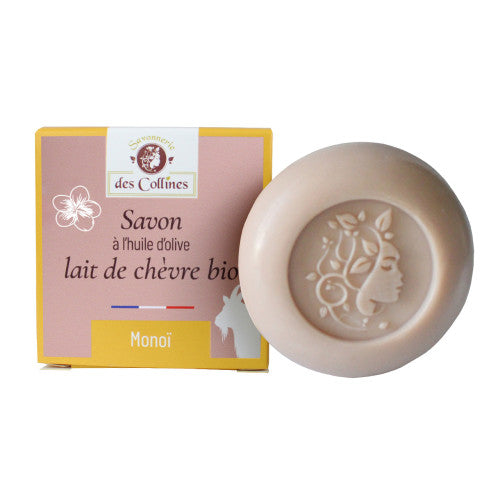 Savon au lait de chèvre Monoï