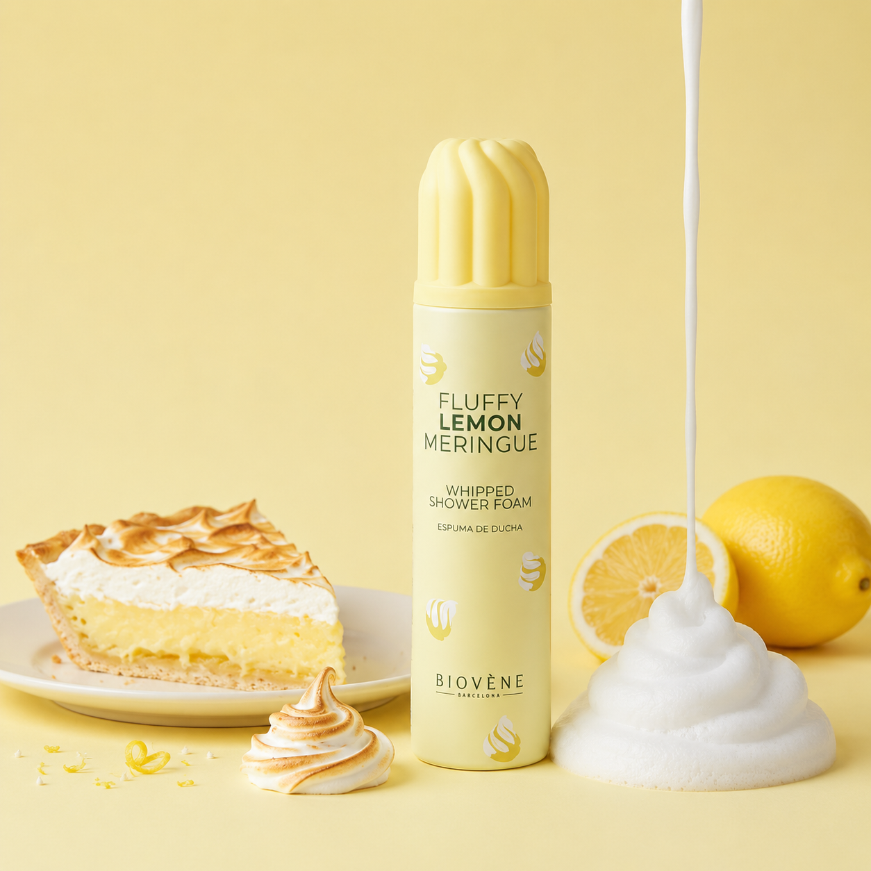 Mousse de douche gourmande