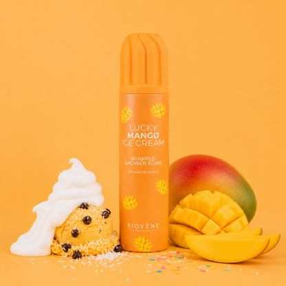Mousse de douche parfumée