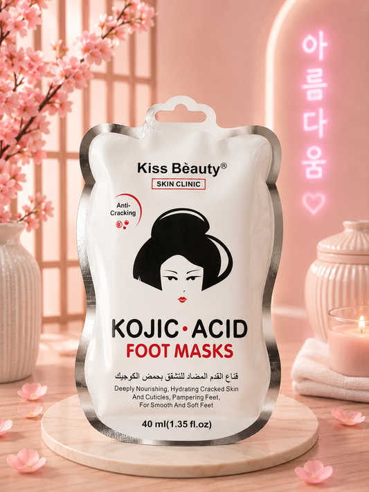Masque pieds à l’acide kojique