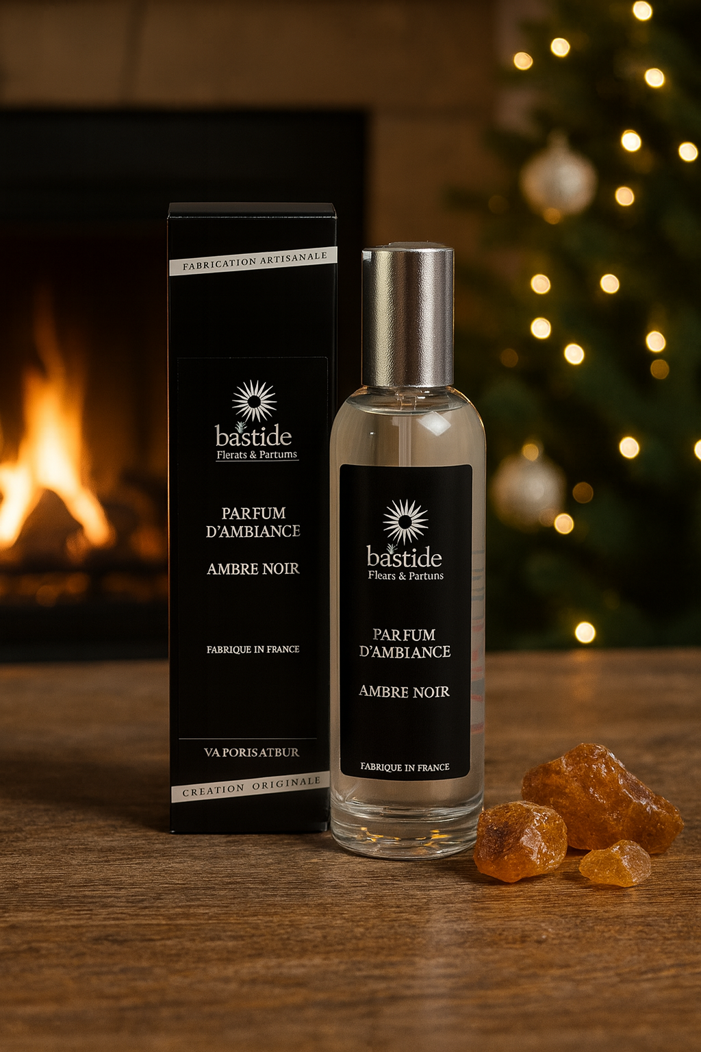 Vaporisateur d'ambiance
Senteur Ambre noir