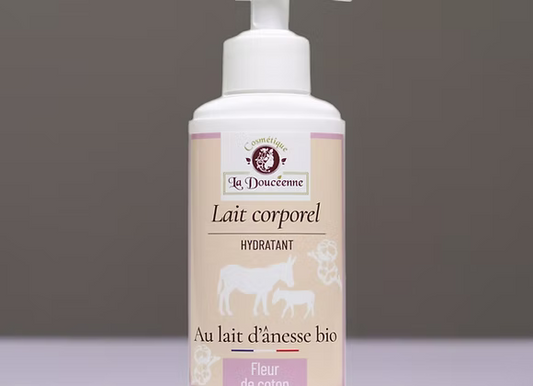 Lait corporel hydratant au lait d'ânesse BIO
