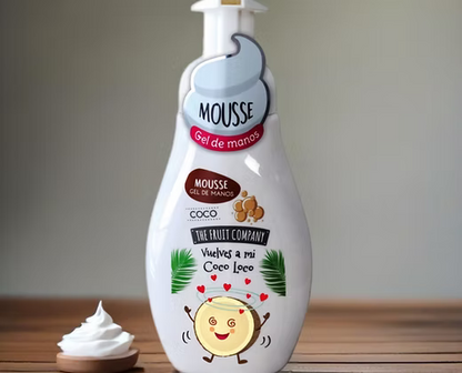 Savon mousse noix de coco