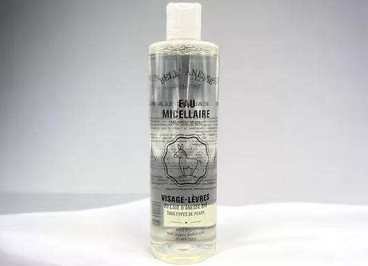 Eau micellaire visage et lèvres au lait d’ânesse