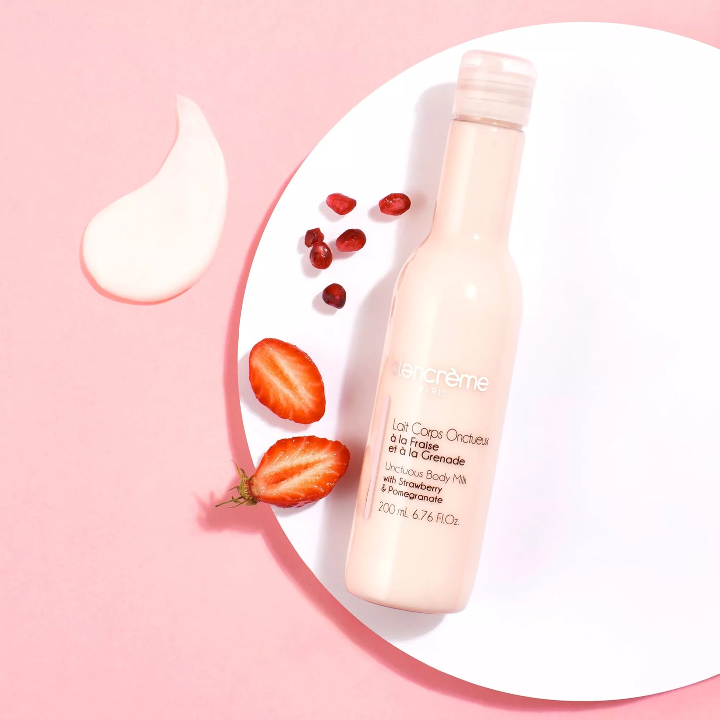 Lait corps onctueux Fraise & grenade