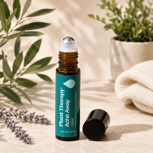 Huile essentielle pré-diluée Ache Away en rouleau, 10 ml