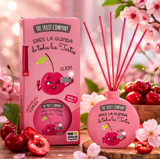 Mikado Diffuseur de Parfum Cerise 40ml - The fruit Company