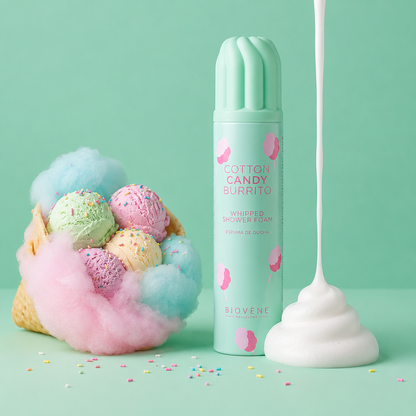 Mousse de douche gourmande