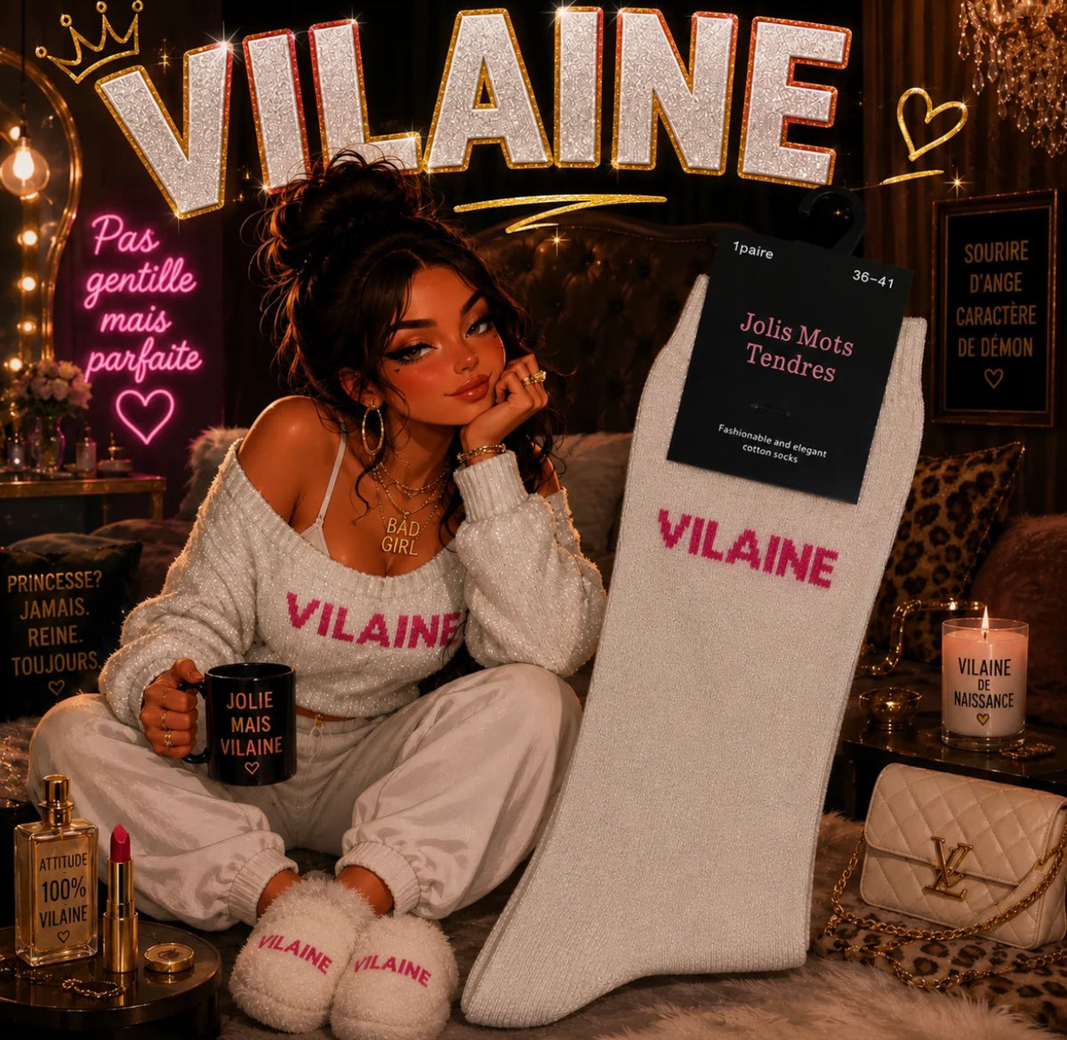 Chaussettes ‘VILAINE ‘ 36/41