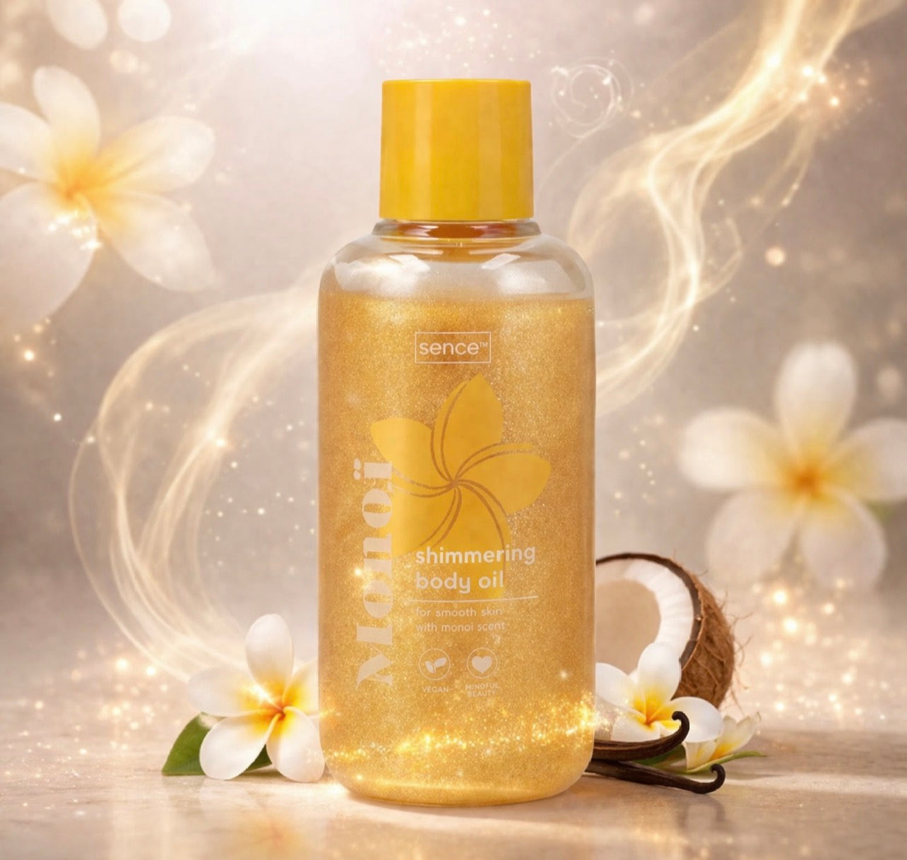 🌴 Huile corporelle scintillante Monoï 100ml
