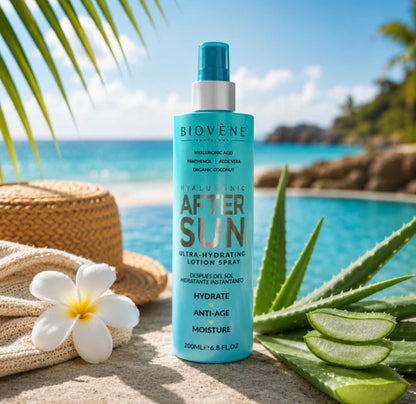 Spray Après-Soleil Ultra-Hydratant À L'Acide Hyaluronique Aloe Vera & Panthénol 200 ml