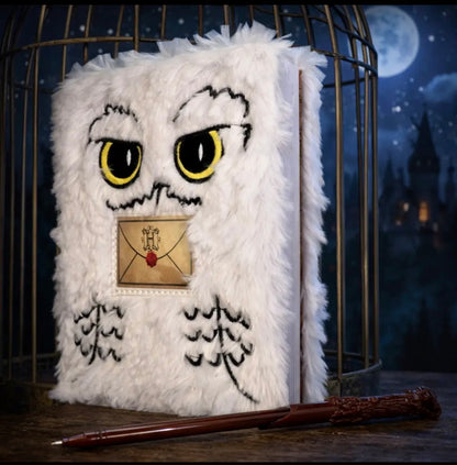 Ensemble de carnet en peluche
"Hedwige"