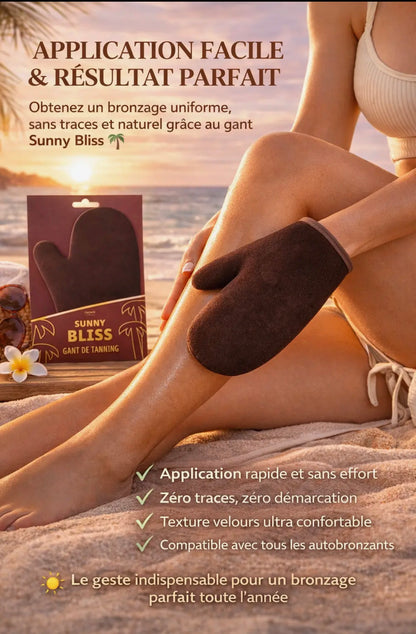 Gant de tanning noir
