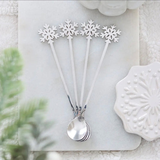 4 cuillères flocon de neige