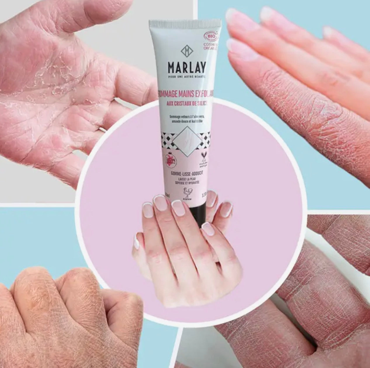Gommage mains exfoliant
