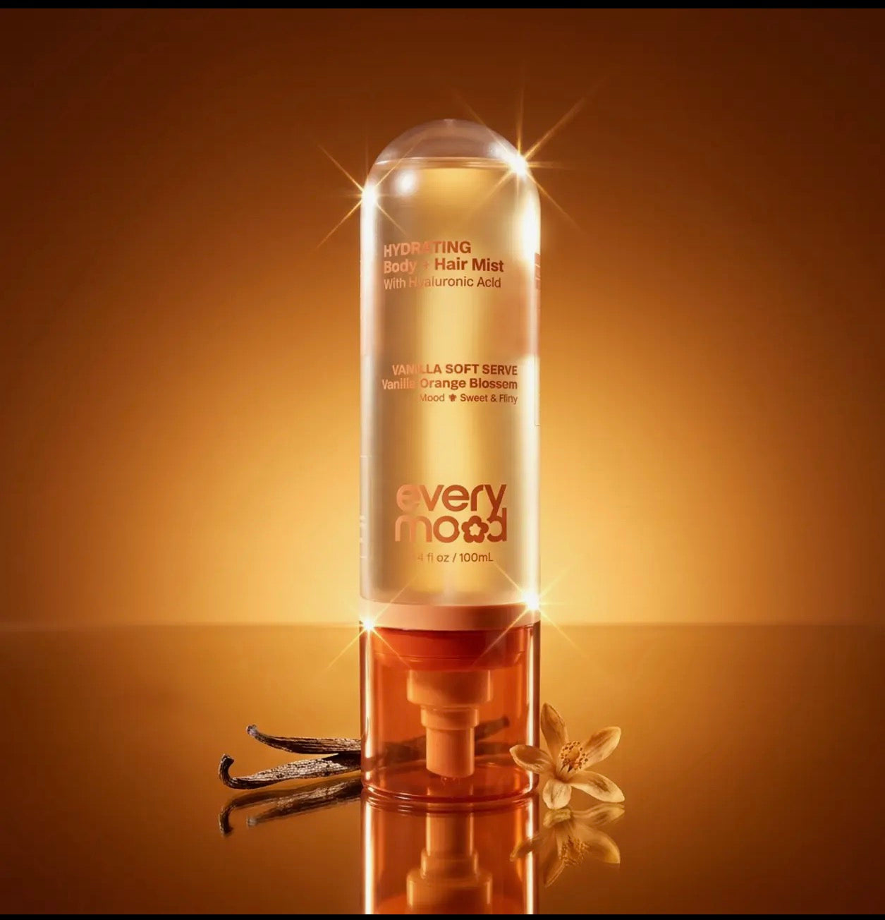 | Brume vanille orange blossom pour le corps et les cheveux 100 ml