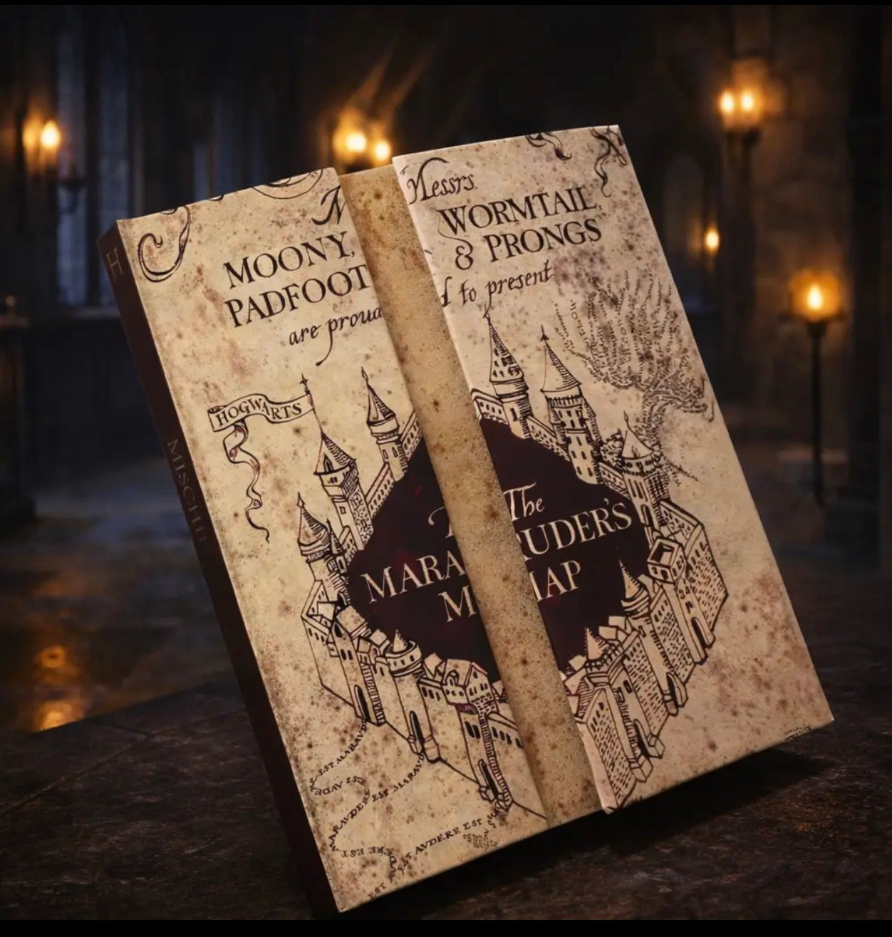 Harry Potter - Carte du Maraudeur" Carnet A5 "