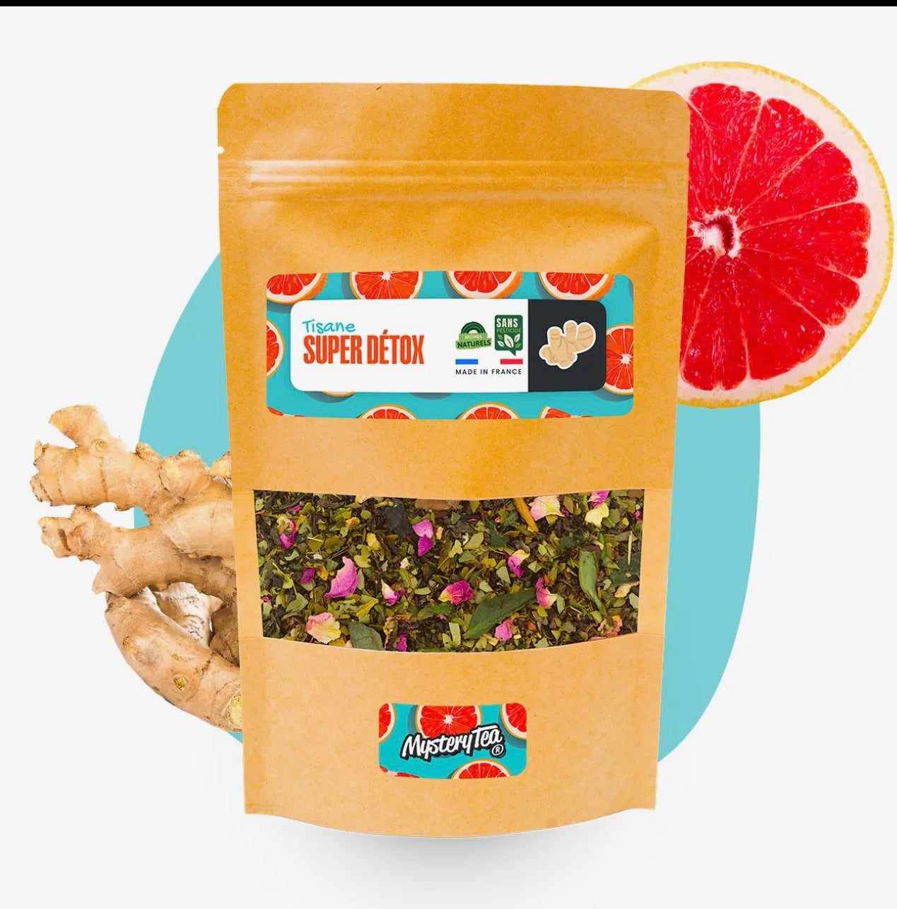 Super Détox -(Tisane
Pamplemousse Gingembre) 100 g