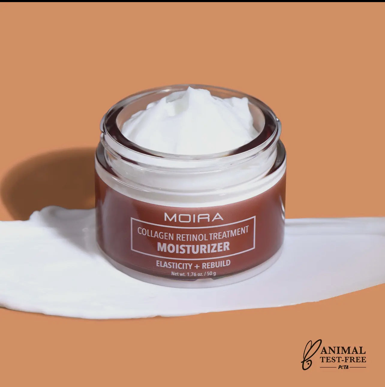 Crème visage ; hydratant au collagène et rétinol