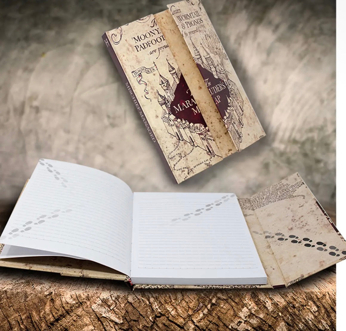 Harry Potter - Carte du Maraudeur" Carnet A5 "