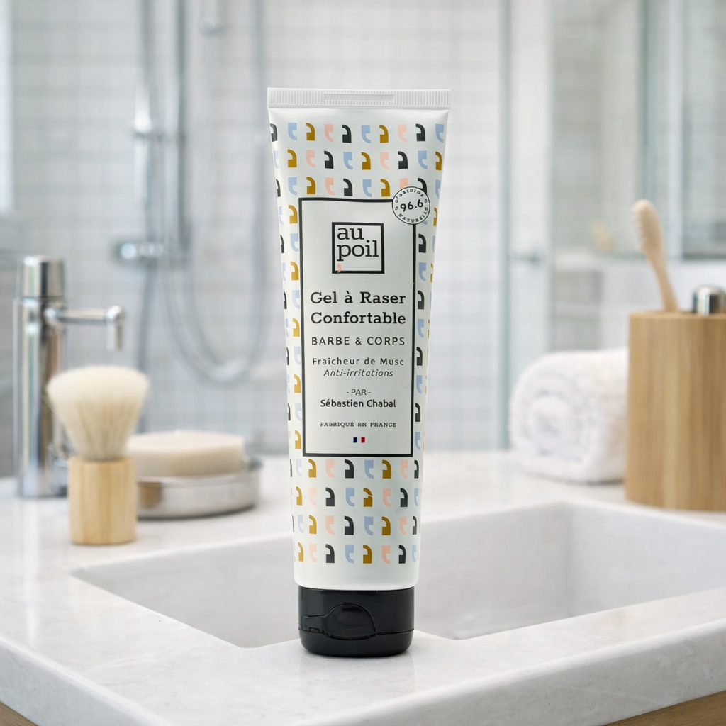 Gel à Raser Confortable – Barbe & Corps