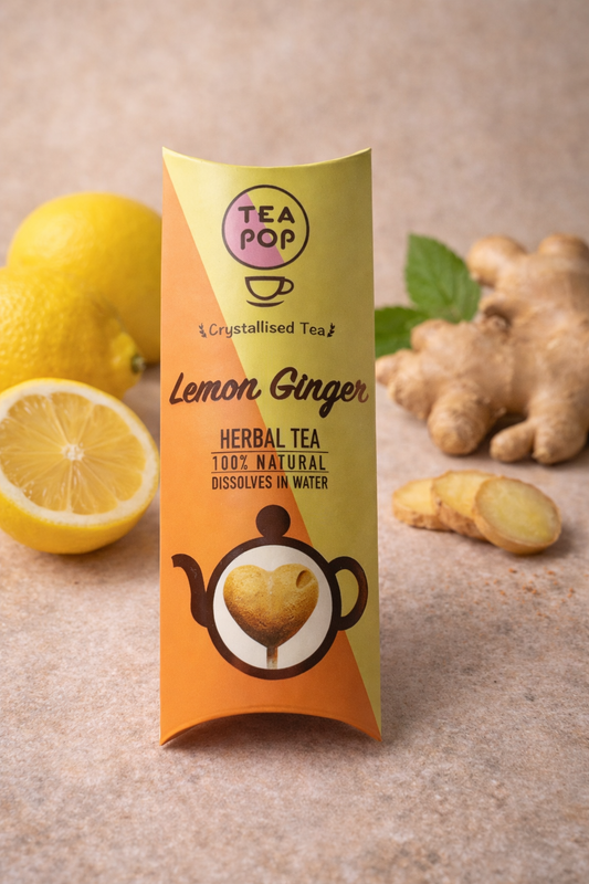 🍋✨ Tea Pop – Infusion Citron Gingembre