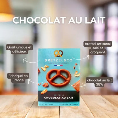 Bretzel chocolat au lait - 100g