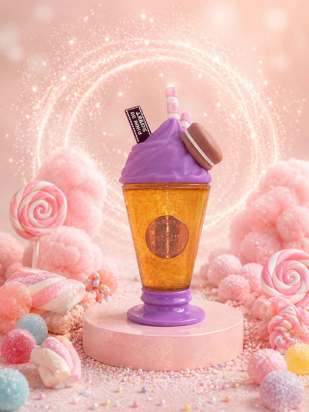 🍭 YUM YUM – Barbe à Papa & Bonbons Gourmands pailleté
