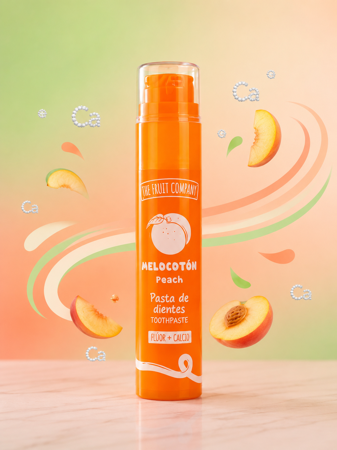 Dentifrice fruité pêche