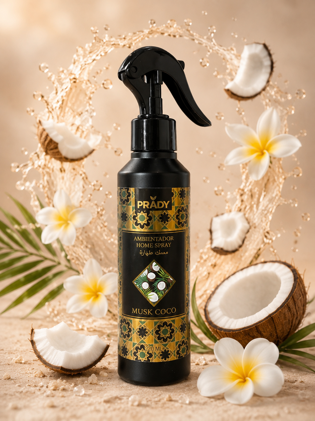 Spray tissu et ambiance coco musc