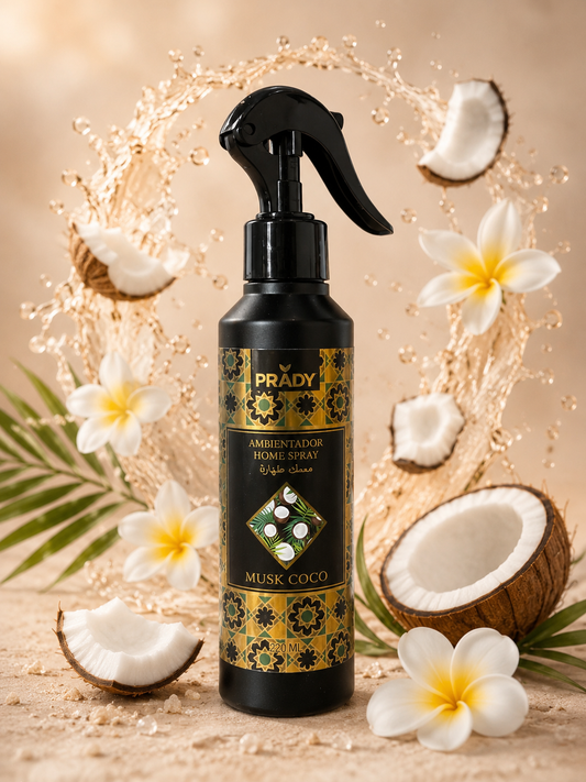 Spray tissu et ambiance coco musc