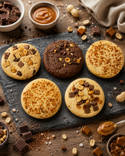 Maxi cookies coeur fondant artisanale