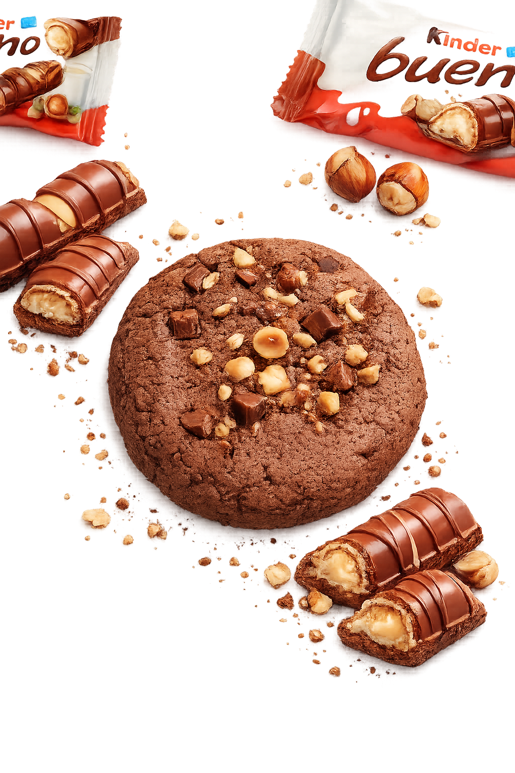 Maxi cookies coeur fondant artisanale