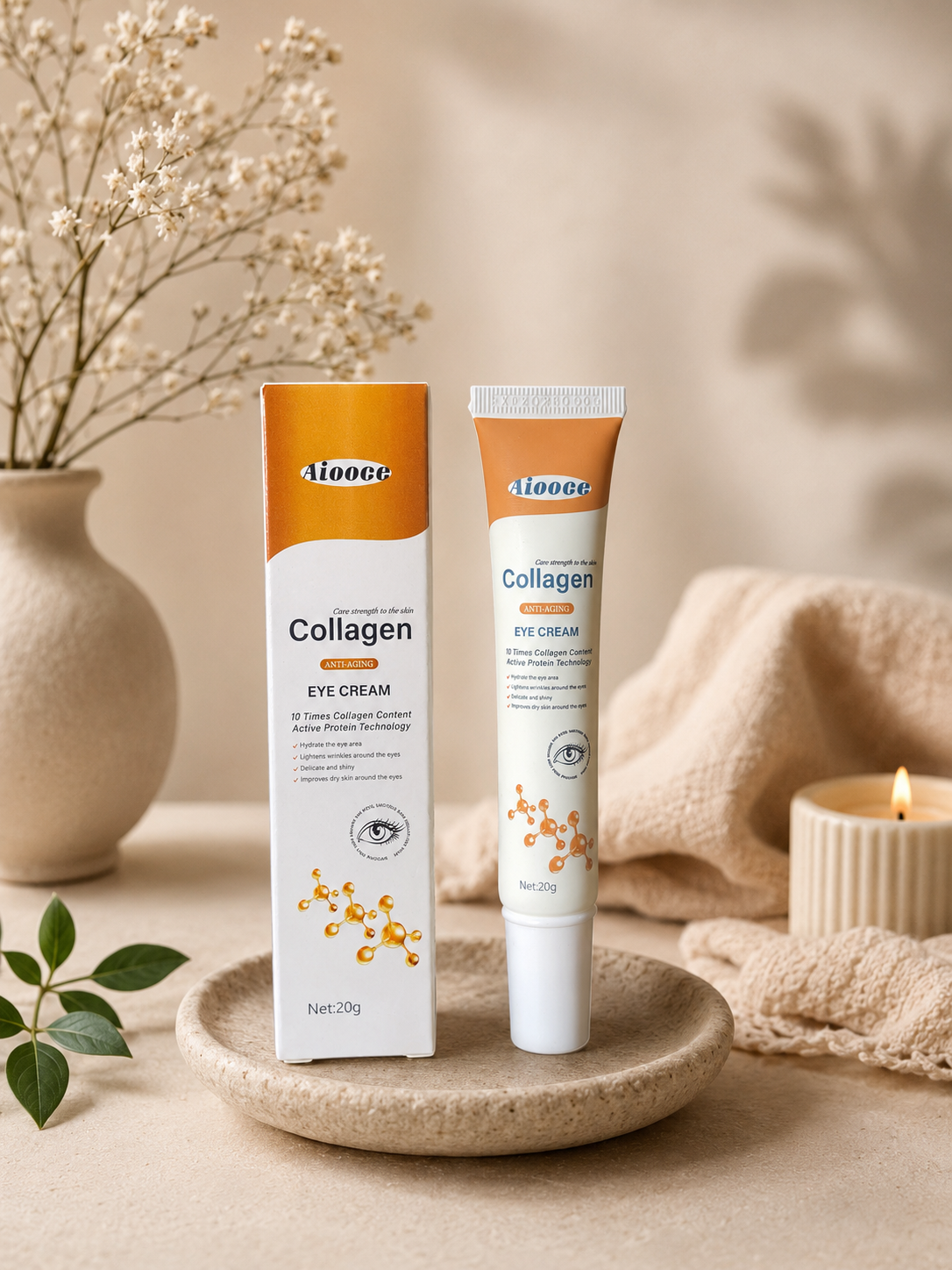 Crème Contour des Yeux au Collagène